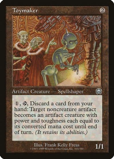 Toymaker Mercadian Masques Magic card