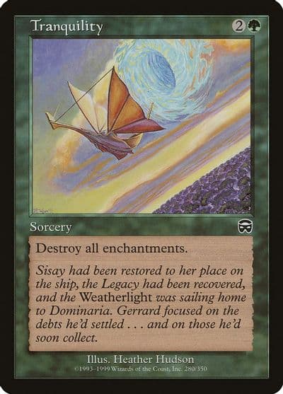 Tranquility Mercadian Masques Magic card