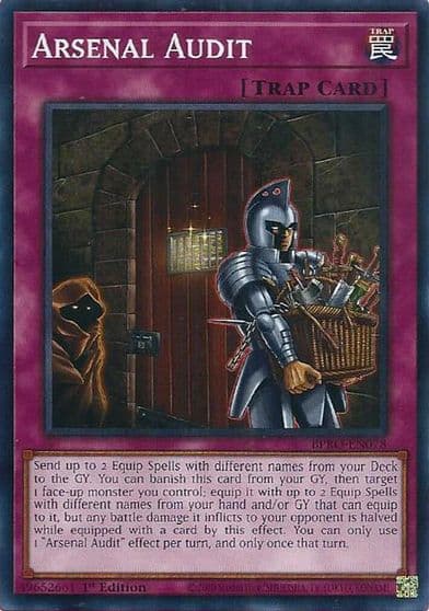 Arsenal Audit Burst Protocol Yu-Gi-Oh! card