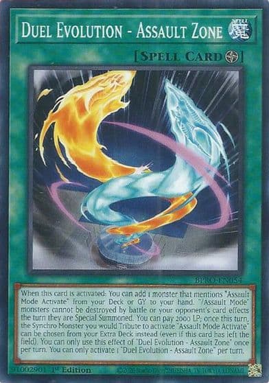 Duel Evolution Assault Zone Burst Protocol Yu-Gi-Oh! card