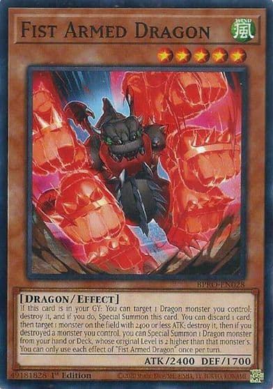 Fist Armed Dragon Burst Protocol Yu-Gi-Oh! card