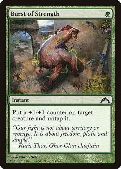 Burst of Strength Gatecrash Magic card