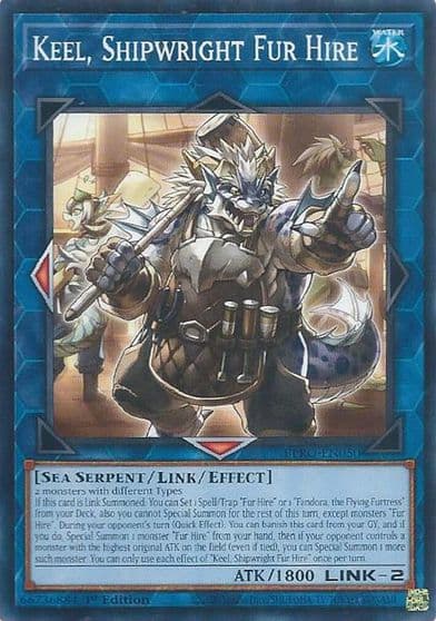 Keel Shipwright Fur Hire Burst Protocol Yu-Gi-Oh! card