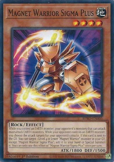 Magnet Warrior Sigma Plus Burst Protocol Yu-Gi-Oh! card