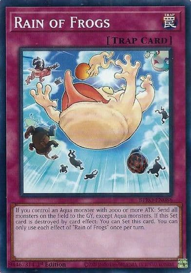 Rain of Frogs Burst Protocol Yu-Gi-Oh! card