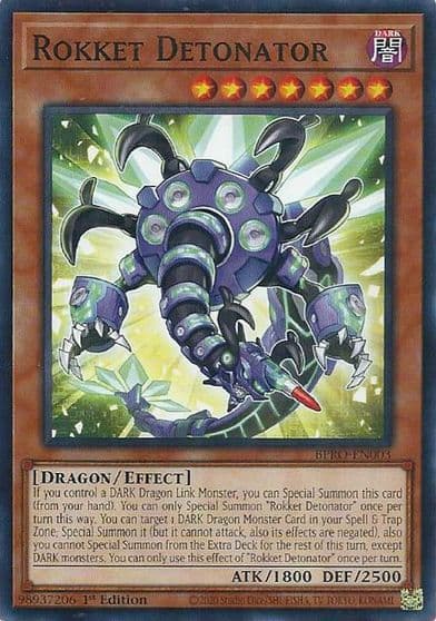 Rokket Detonator Burst Protocol Yu-Gi-Oh! card