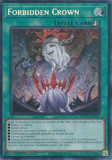 Forbidden Crown Burst Protocol Yu-Gi-Oh! card