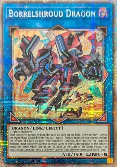 Borrelshroud Dragon Starlight Rare Burst Protocol Yu-Gi-Oh! card