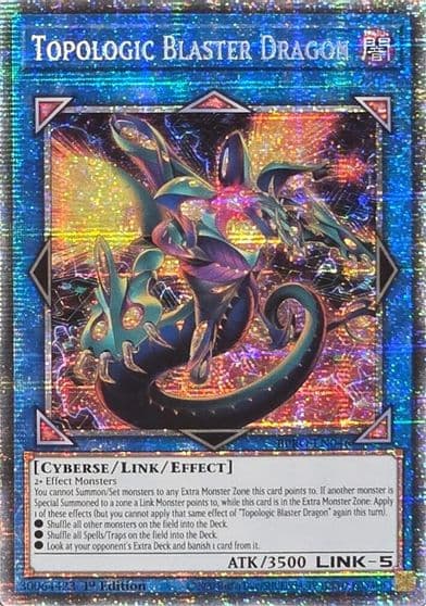 Topologic Blaster Dragon Starlight Rare Burst Protocol Yu-Gi-Oh! card