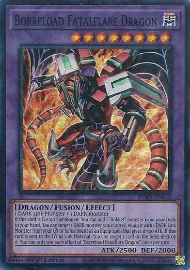 Borreload Fatalflare Dragon Burst Protocol Yu-Gi-Oh! card