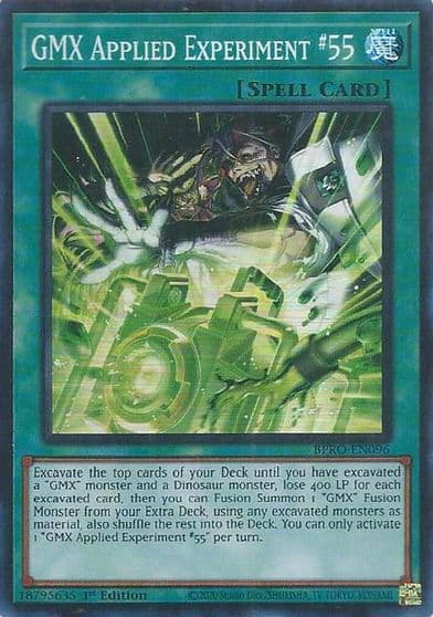 GMX Applied Experiment 55 Burst Protocol Yu-Gi-Oh! card
