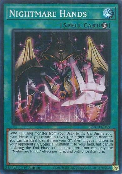 Nightmare Hands Burst Protocol Yu-Gi-Oh! card