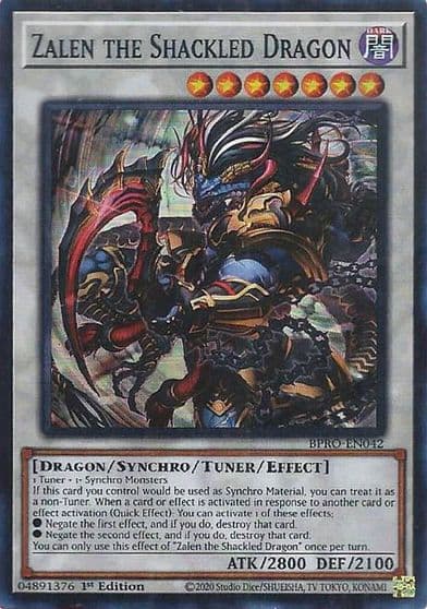 Zalen the Shackled Dragon Burst Protocol Yu-Gi-Oh! card