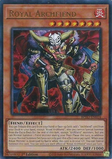 Royal Archfiend Burst Protocol Yu-Gi-Oh! card