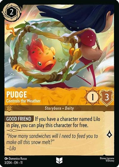 Pudge Controls the Weather Winterspell Lorcana card