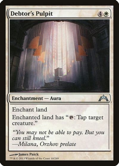 Debtors Pulpit Gatecrash Magic card