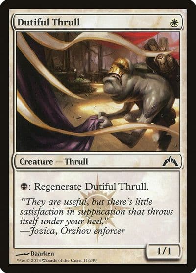 Dutiful Thrull Gatecrash Magic card