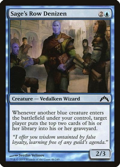Sages Row Denizen Gatecrash Magic card