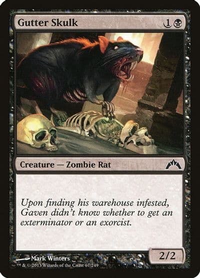 Gutter Skulk Gatecrash Magic card