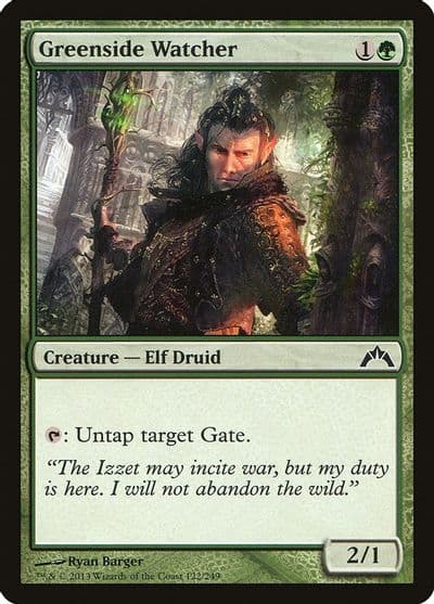 Greenside Watcher Gatecrash Magic card