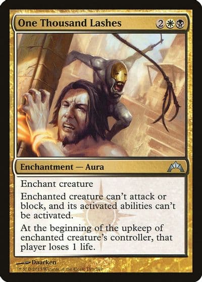 One Thousand Lashes Gatecrash Magic card