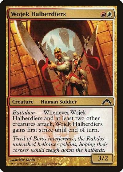 Wojek Halberdiers Gatecrash Magic card