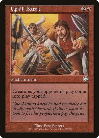 Uphill Battle Mercadian Masques Magic card