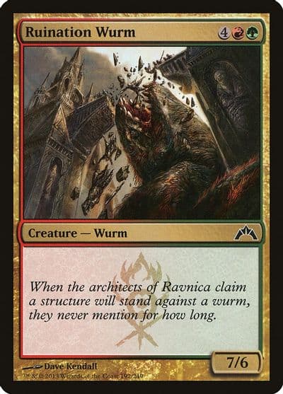 Ruination Wurm Gatecrash Magic card