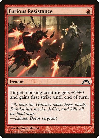 Furious Resistance Gatecrash Magic card