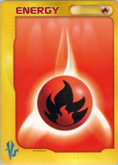 Fire Energy Pokemon VS Pokemon card