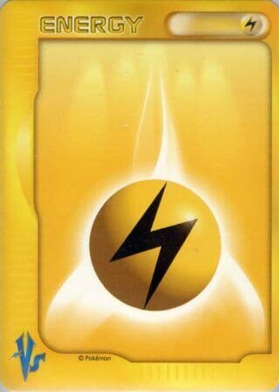 Lightning Energy Pokemon VS Pokemon card