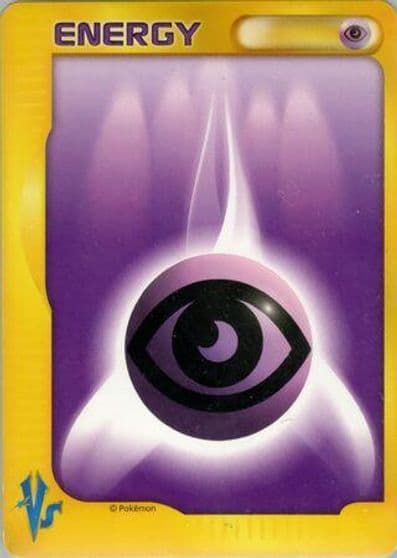 Psychic Energy Pokemon VS Pokemon card