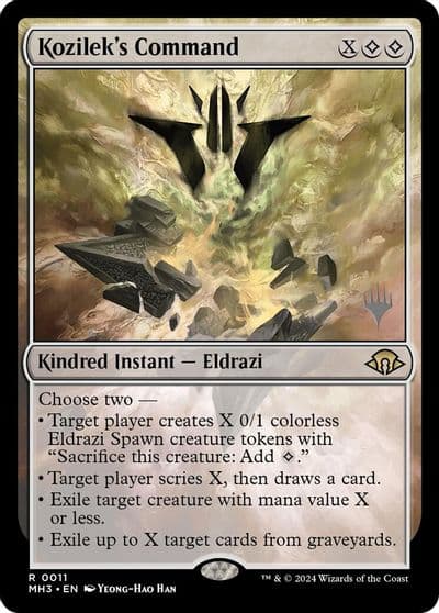 Kozileks Command Promo Pack: Lorwyn Eclipsed Magic card