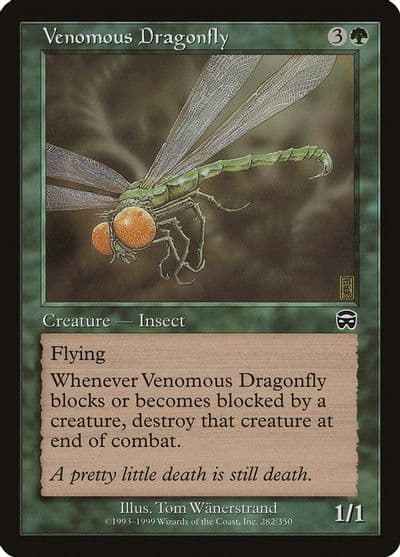 Venomous Dragonfly Mercadian Masques Magic card
