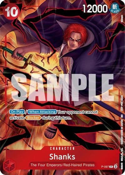 Shanks Event Pack Vol 8 One Piece Promotion Cards One Piece card