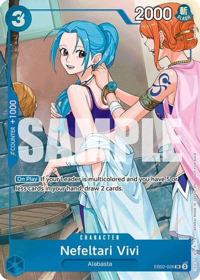 Nefeltari Vivi EB02 026 Extra Booster: One Piece Heroines Edition One Piece card