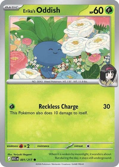 Erika's Oddish ME: Ascended Heroes Pokemon card
