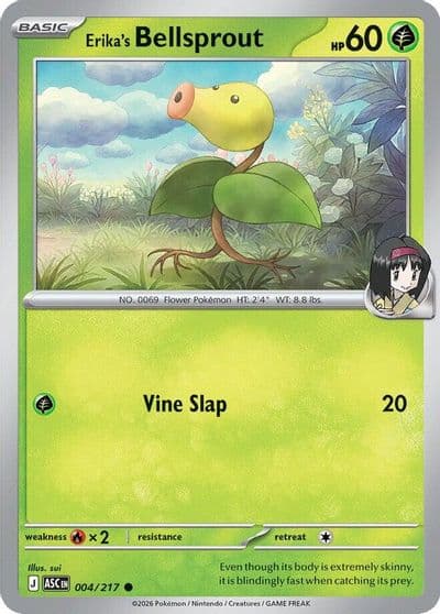 Erika's Bellsprout ME: Ascended Heroes Pokemon card