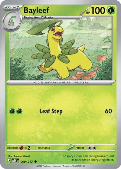 Bayleef ME: Ascended Heroes Pokemon card