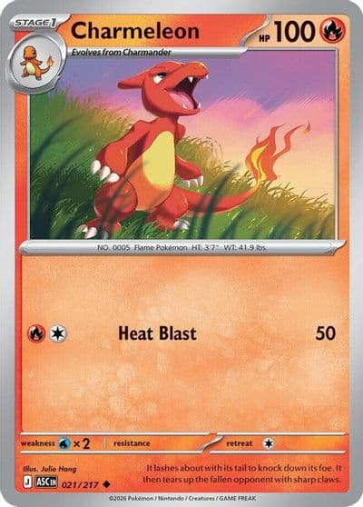 Charmeleon ME: Ascended Heroes Pokemon card