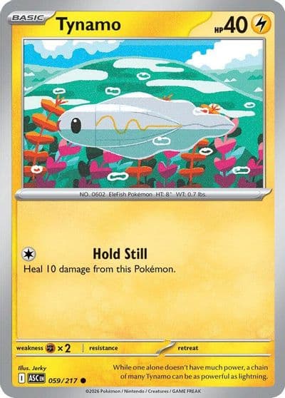 Tynamo ME: Ascended Heroes Pokemon card
