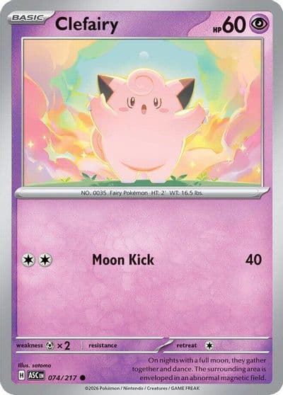 Clefairy ME: Ascended Heroes Pokemon card