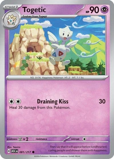Togetic ME: Ascended Heroes Pokemon card