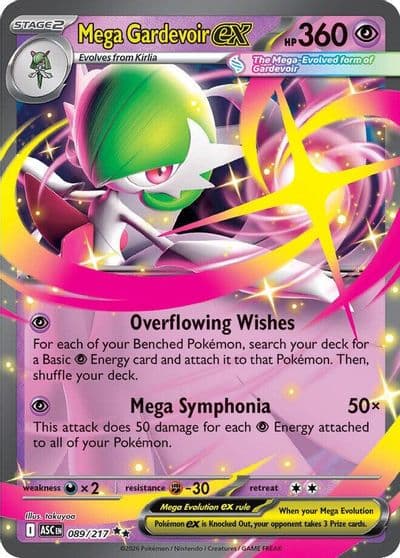 Mega Gardevoir ex ME: Ascended Heroes Pokemon card