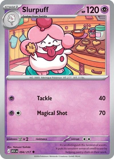 Slurpuff ME: Ascended Heroes Pokemon card