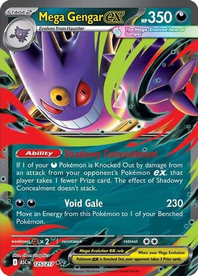 Mega Gengar ex ME: Ascended Heroes Pokemon card