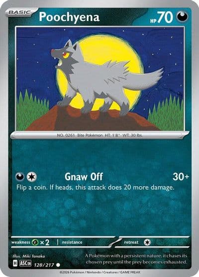 Poochyena ME: Ascended Heroes Pokemon card