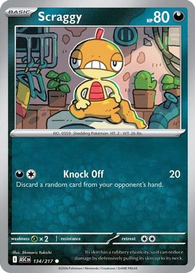 Scraggy ME: Ascended Heroes Pokemon card
