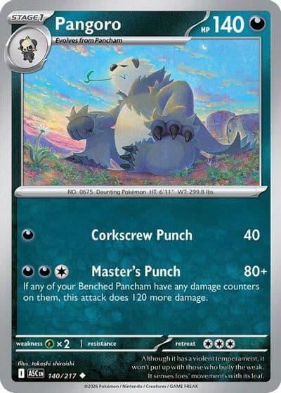 Pangoro ME: Ascended Heroes Pokemon card