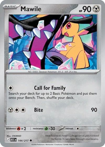Mawile ME: Ascended Heroes Pokemon card